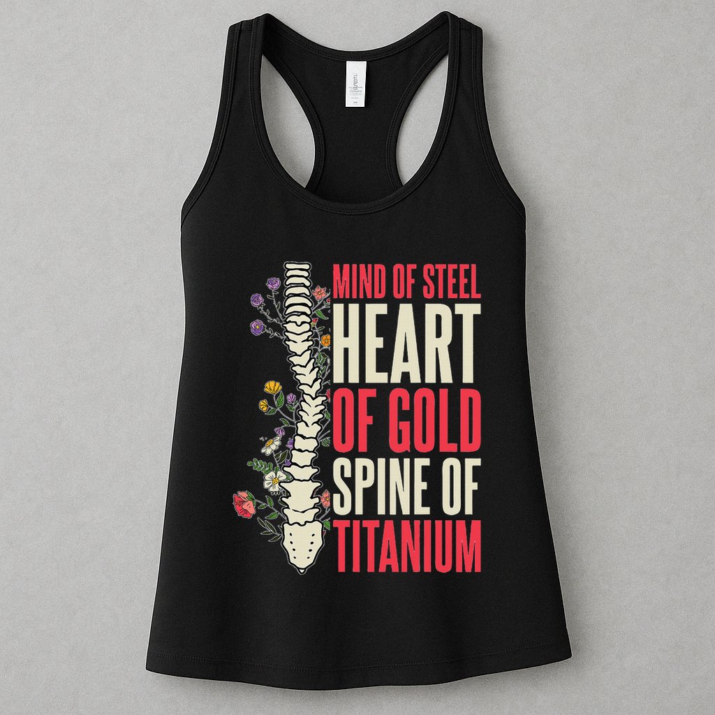 Scoliosis Warrior Scoliosis Surgery Recovery Womens Tank Top