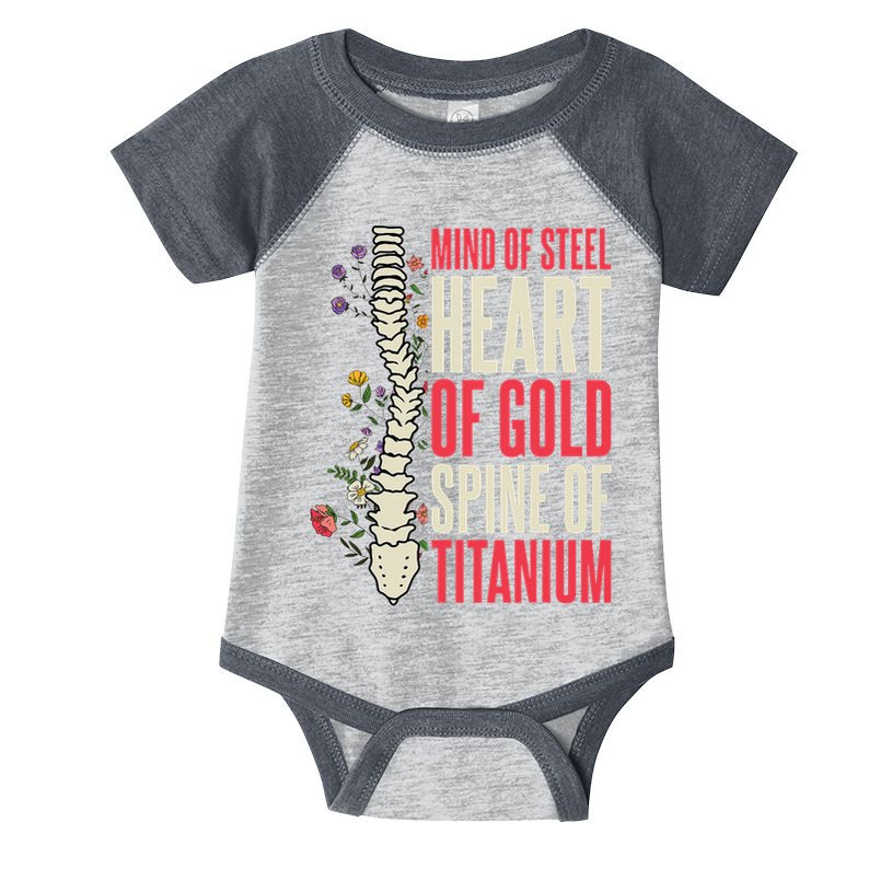 Scoliosis Warrior Scoliosis Surgery Recovery Infant Baby Jersey Bodysuit