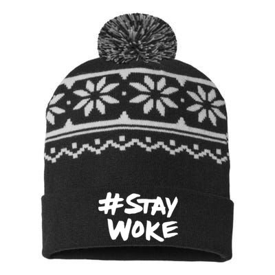 Stay Woke Shirt Stay Woke USA-Made Snowflake Beanie