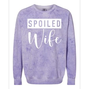 Spoiled Wife Colorblast Crewneck Sweatshirt