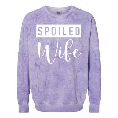 Spoiled Wife Colorblast Crewneck Sweatshirt