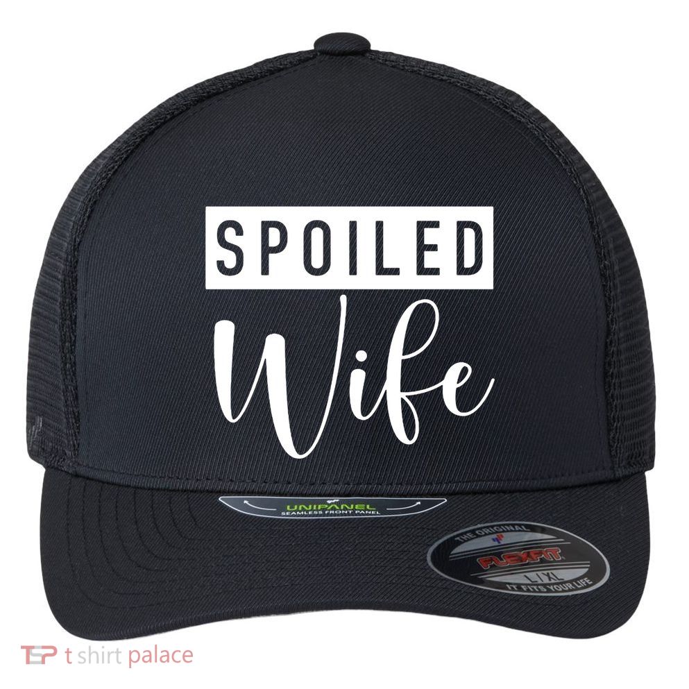 Spoiled Wife Flexfit Unipanel Trucker Cap