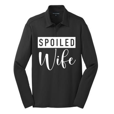 Spoiled Wife Silk Touch Performance Long Sleeve Polo