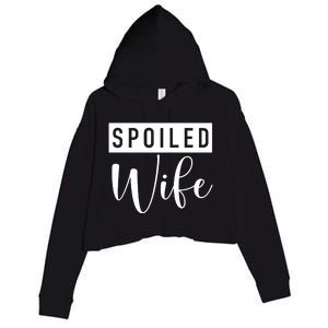 Spoiled Wife Crop Fleece Hoodie