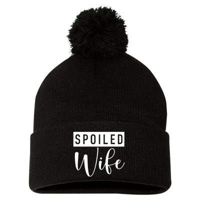 Spoiled Wife Pom Pom 12in Knit Beanie