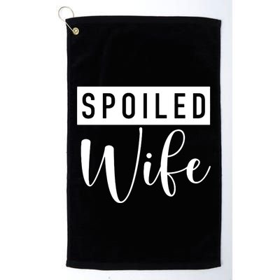 Spoiled Wife Golf Towel