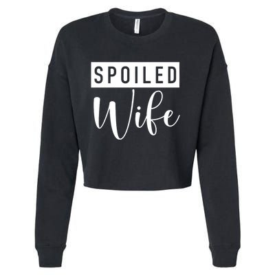 Spoiled Wife Cropped Pullover Crew