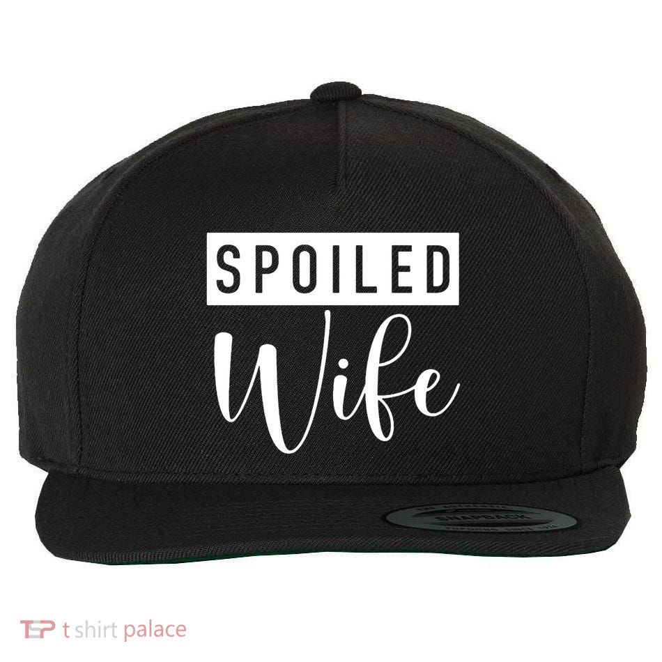 Spoiled Wife Wool Snapback Cap