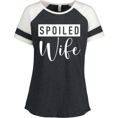 Spoiled Wife Enza Ladies Jersey Colorblock Tee