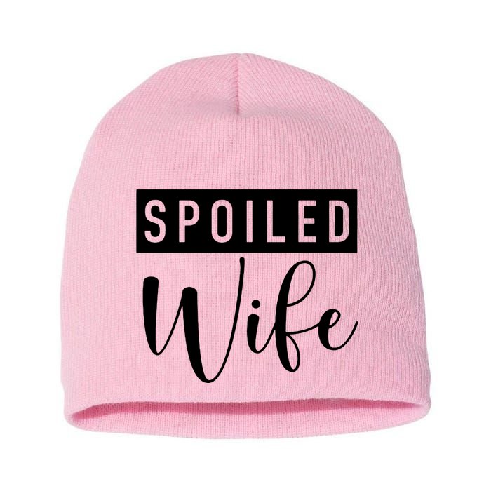 Spoiled Wife Short Acrylic Beanie