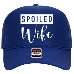 Spoiled Wife High Crown Mesh Back Trucker Hat