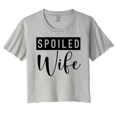 Spoiled Wife Women's Crop Top Tee