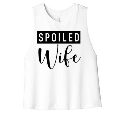 Spoiled Wife Women's Racerback Cropped Tank