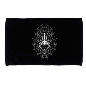 Spider Web Skull Halloween Spider Microfiber Hand Towel