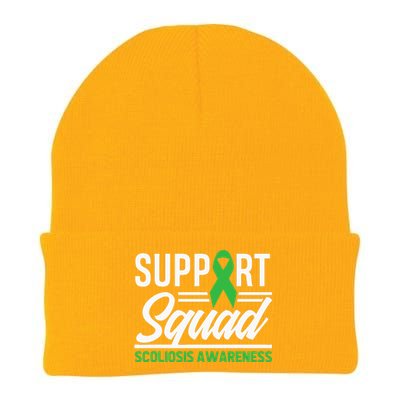 Scoliosis Warrior Support Squad Scoliosis Awareness Knit Cap Winter Beanie