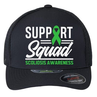 Scoliosis Warrior Support Squad Scoliosis Awareness Flexfit Unipanel Trucker Cap