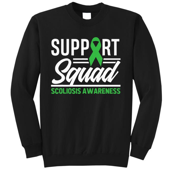 Scoliosis Warrior Support Squad Scoliosis Awareness Sweatshirt