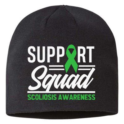 Scoliosis Warrior Support Squad Scoliosis Awareness Sustainable Beanie