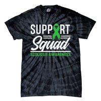 Scoliosis Warrior Support Squad Scoliosis Awareness Tie-Dye T-Shirt