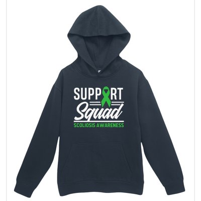 Scoliosis Warrior Support Squad Scoliosis Awareness Urban Pullover Hoodie