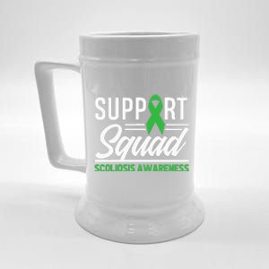 Scoliosis Warrior Support Squad Scoliosis Awareness Beer Stein