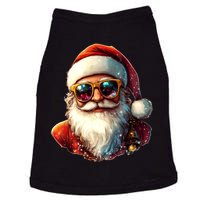 Santa With Sunglasses Funny Christmas Matching Family Doggie Tank