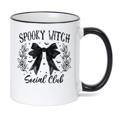 Spooky Witch Social Club 11oz Black Color Changing Mug