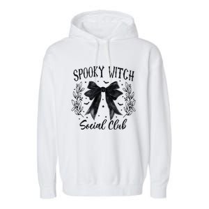 Spooky Witch Social Club Garment-Dyed Fleece Hoodie