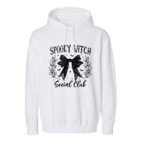 Spooky Witch Social Club Garment-Dyed Fleece Hoodie