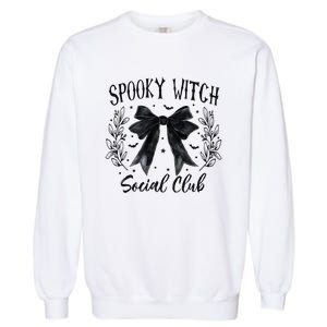 Spooky Witch Social Club Garment-Dyed Sweatshirt