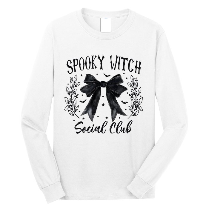 Spooky Witch Social Club Long Sleeve Shirt