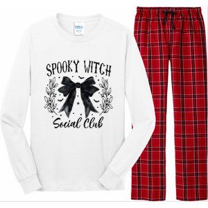 Spooky Witch Social Club Long Sleeve Pajama Set