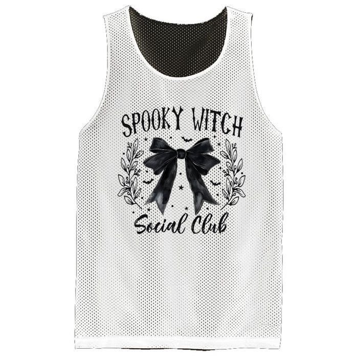 Spooky Witch Social Club Mesh Reversible Basketball Jersey Tank