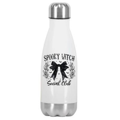 Spooky Witch Social Club Stainless Steel Insulated Water Bottle