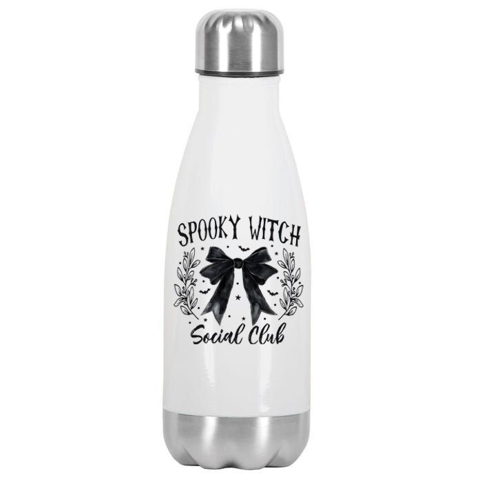 Spooky Witch Social Club Stainless Steel Insulated Water Bottle