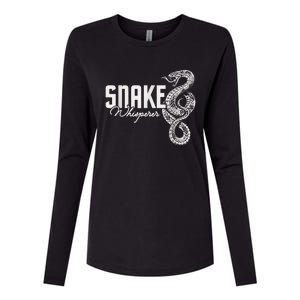 Snake Whisperer Snakes Jungle Zookeeper Zoo Reptile Lover Womens Cotton Relaxed Long Sleeve T-Shirt