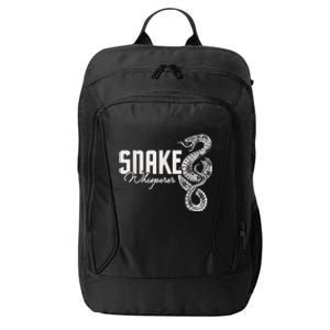 Snake Whisperer Snakes Jungle Zookeeper Zoo Reptile Lover City Backpack