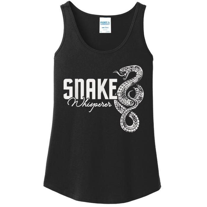 Snake Whisperer Snakes Jungle Zookeeper Zoo Reptile Lover Ladies Essential Tank