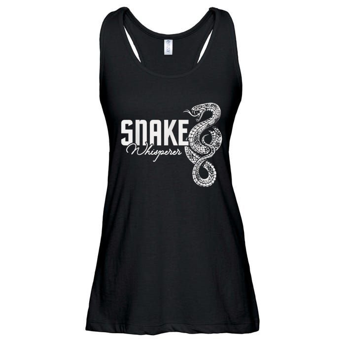 Snake Whisperer Snakes Jungle Zookeeper Zoo Reptile Lover Ladies Essential Flowy Tank