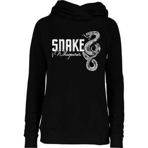 Snake Whisperer Snakes Jungle Zookeeper Zoo Reptile Lover Womens Funnel Neck Pullover Hood