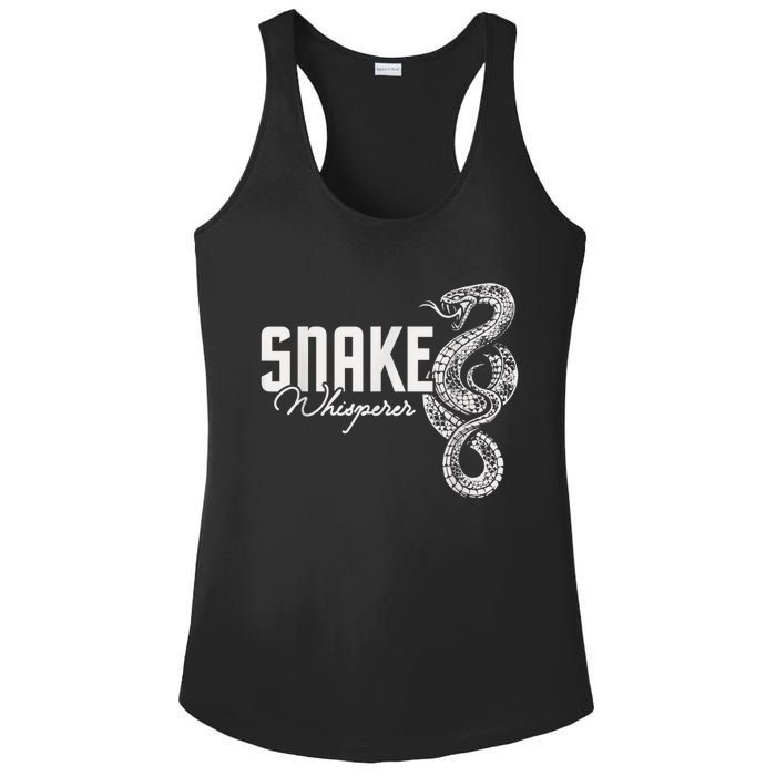 Snake Whisperer Snakes Jungle Zookeeper Zoo Reptile Lover Ladies PosiCharge Competitor Racerback Tank