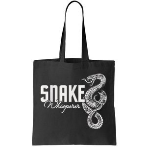 Snake Whisperer Snakes Jungle Zookeeper Zoo Reptile Lover Tote Bag