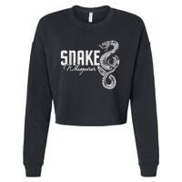 Snake Whisperer Snakes Jungle Zookeeper Zoo Reptile Lover Cropped Pullover Crew