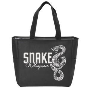 Snake Whisperer Snakes Jungle Zookeeper Zoo Reptile Lover Zip Tote Bag