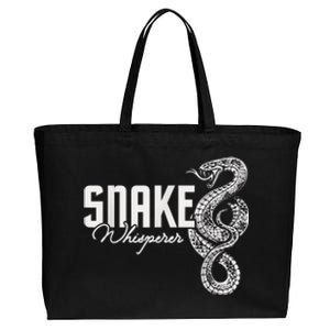 Snake Whisperer Snakes Jungle Zookeeper Zoo Reptile Lover Cotton Canvas Jumbo Tote