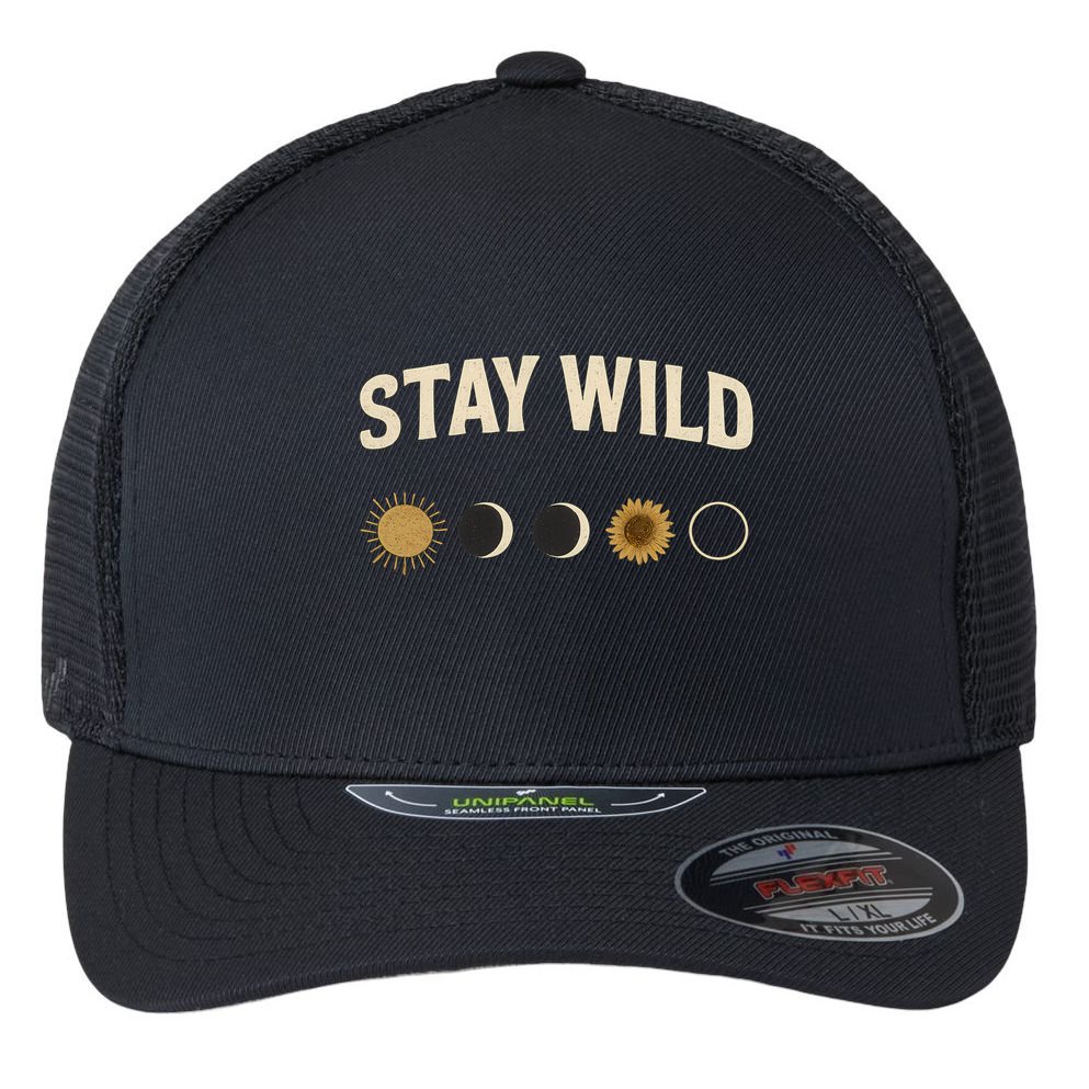Stay Wild Flexfit Unipanel Trucker Cap