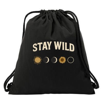 Stay Wild Drawstring Bag