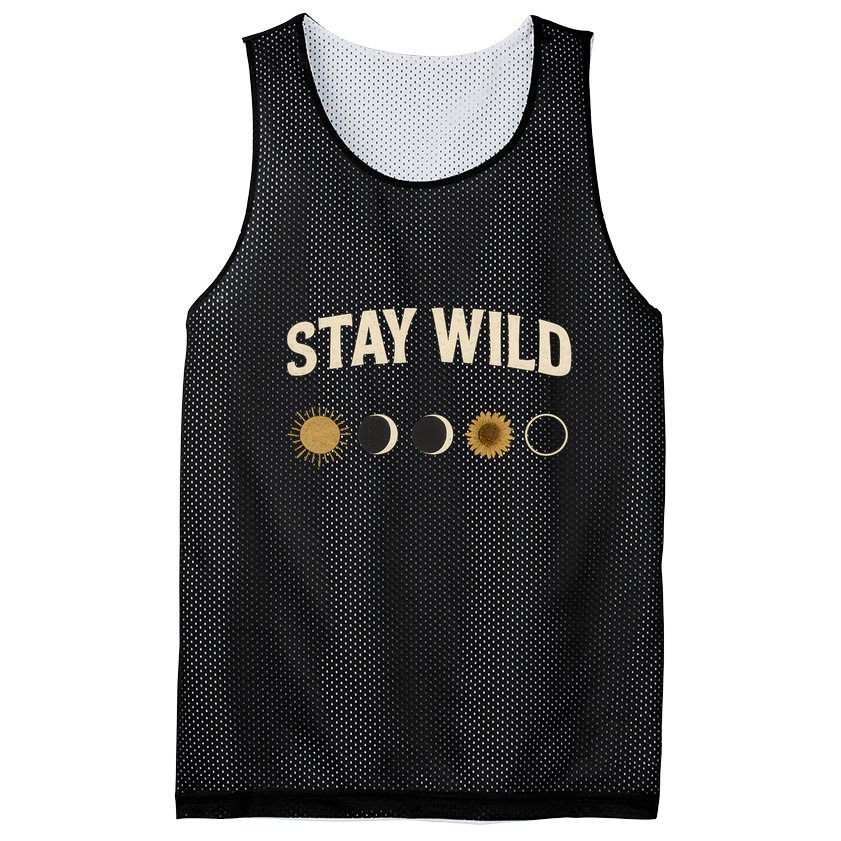 Stay Wild Mesh Reversible Basketball Jersey Tank