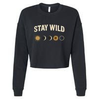 Stay Wild Cropped Pullover Crew