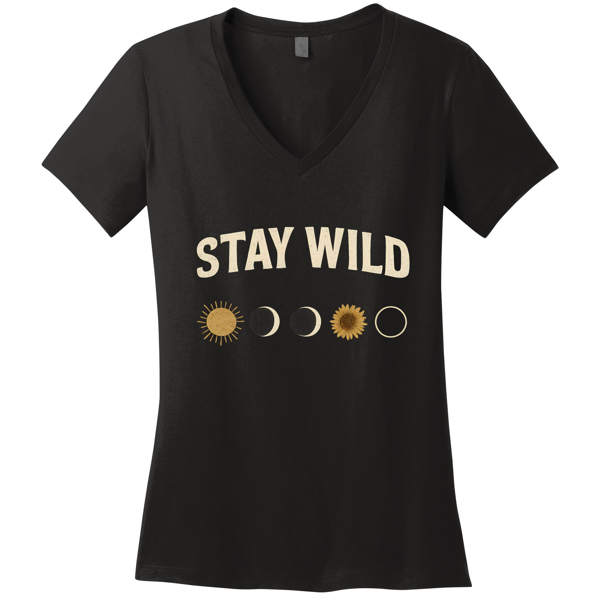 Stay Wild Women's V-Neck T-Shirt
